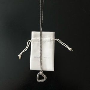 David Yurman Cable Heart Necklace